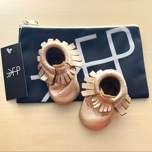 Freshly Picked Moccasins Leather Rose Gold Buttery